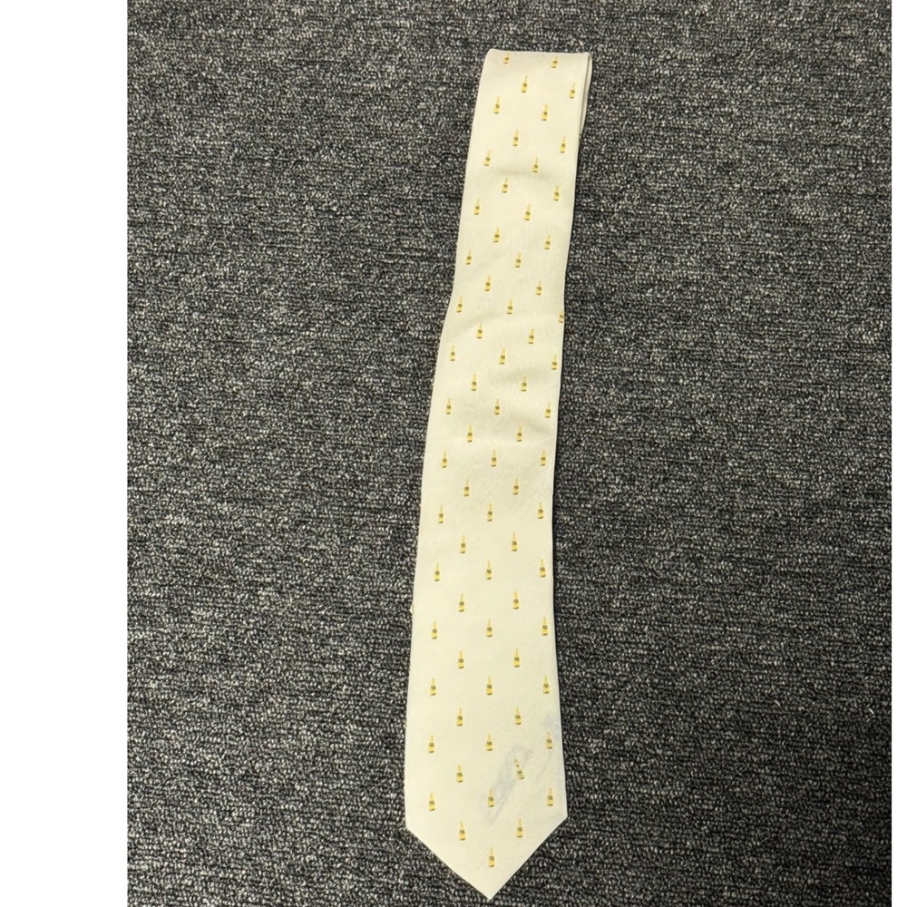 Vineyard Vines Champagne Bottle Pattern Silk Necktie for Men Holiday‎ - Flaw